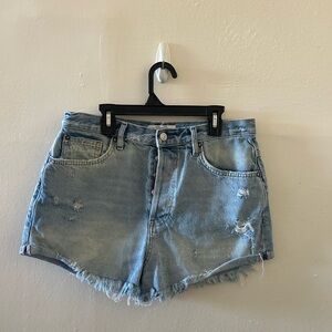 We the free denim distressed shorts 30
